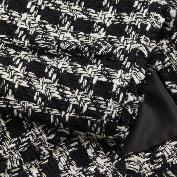NWT H&M black and white tweed jacket - Picture 6 of 6